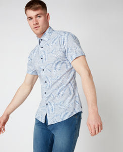 Remus Uomo Tapered Short Sleeve Casual Shirt 17965SS_22