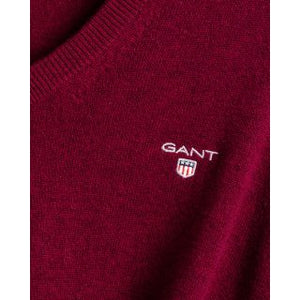 GANT Super Fine Lambswool V-Neck Sweater