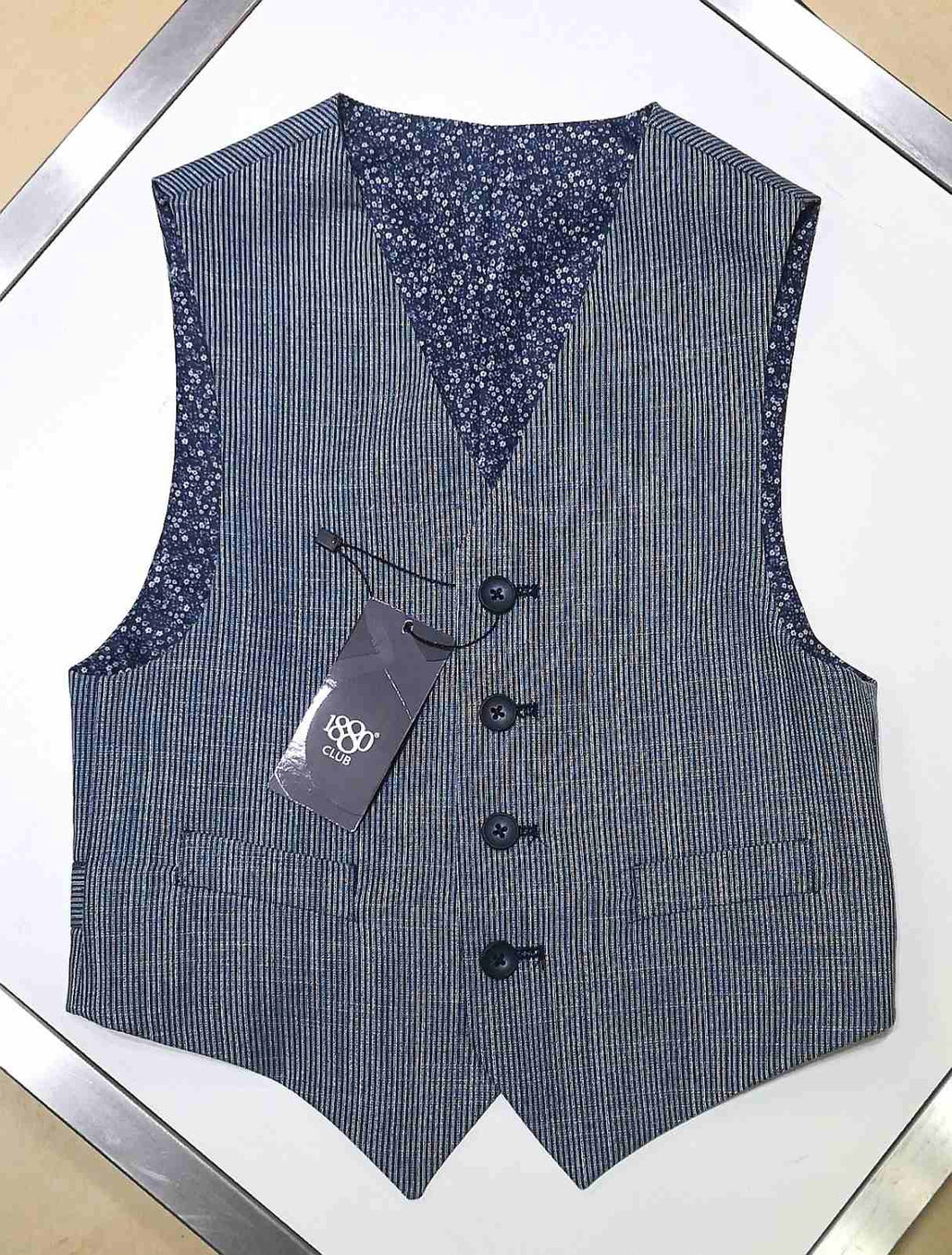 1880 Club Boys 55182/ Mix Wcoat 24 Blue